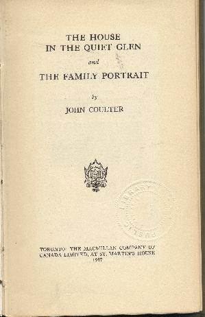 The House in the Quiet Glen and The Family Portrait
